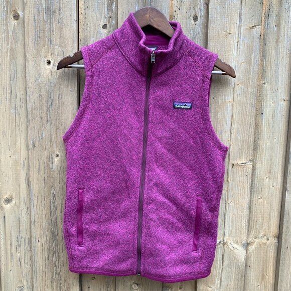 Patagonia Better Sweater Vest Purple Small - Picture 2 of 3
